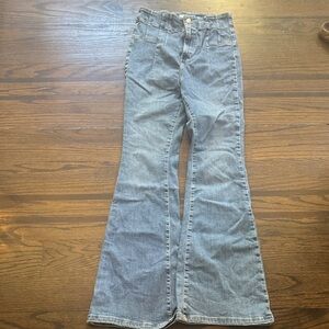 Women's Blue Flared Jeans free people